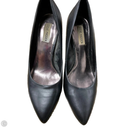 Shoes Heels Kitten By Steve Madden In Black, Size: 9