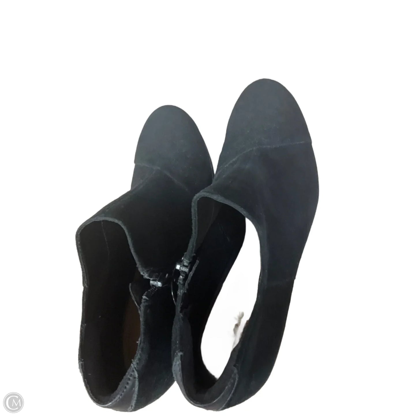 Boots Ankle Heels By Clarks In Black, Size: 7.5