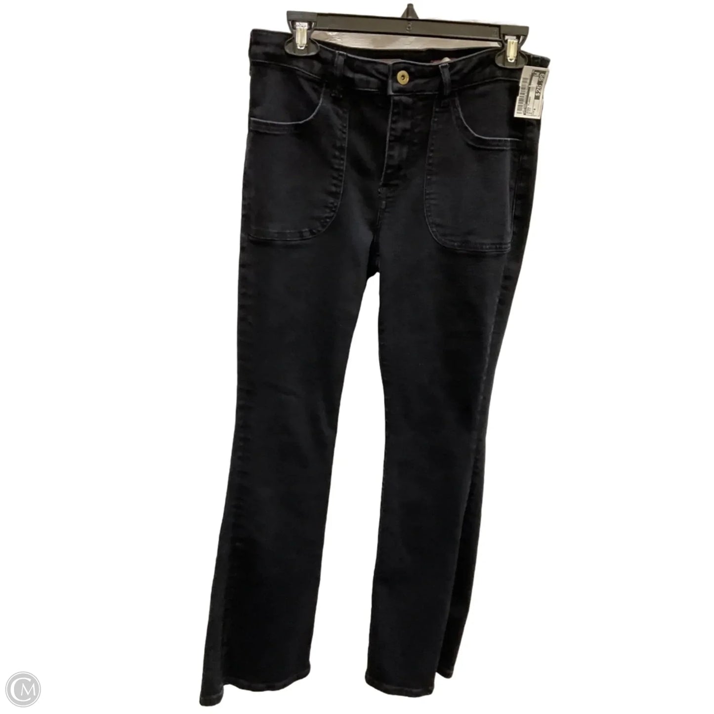 Jeans Flared By Pilcro In Black, Size: 8
