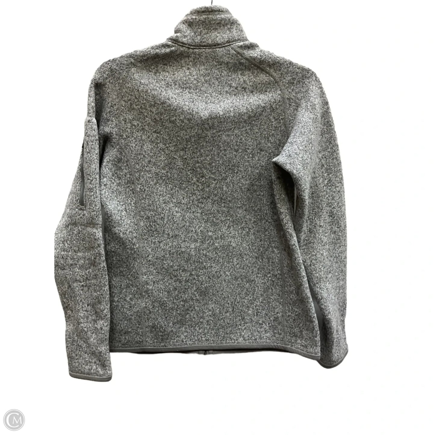 Sweatshirt Collar By Patagonia In Grey, Size: S