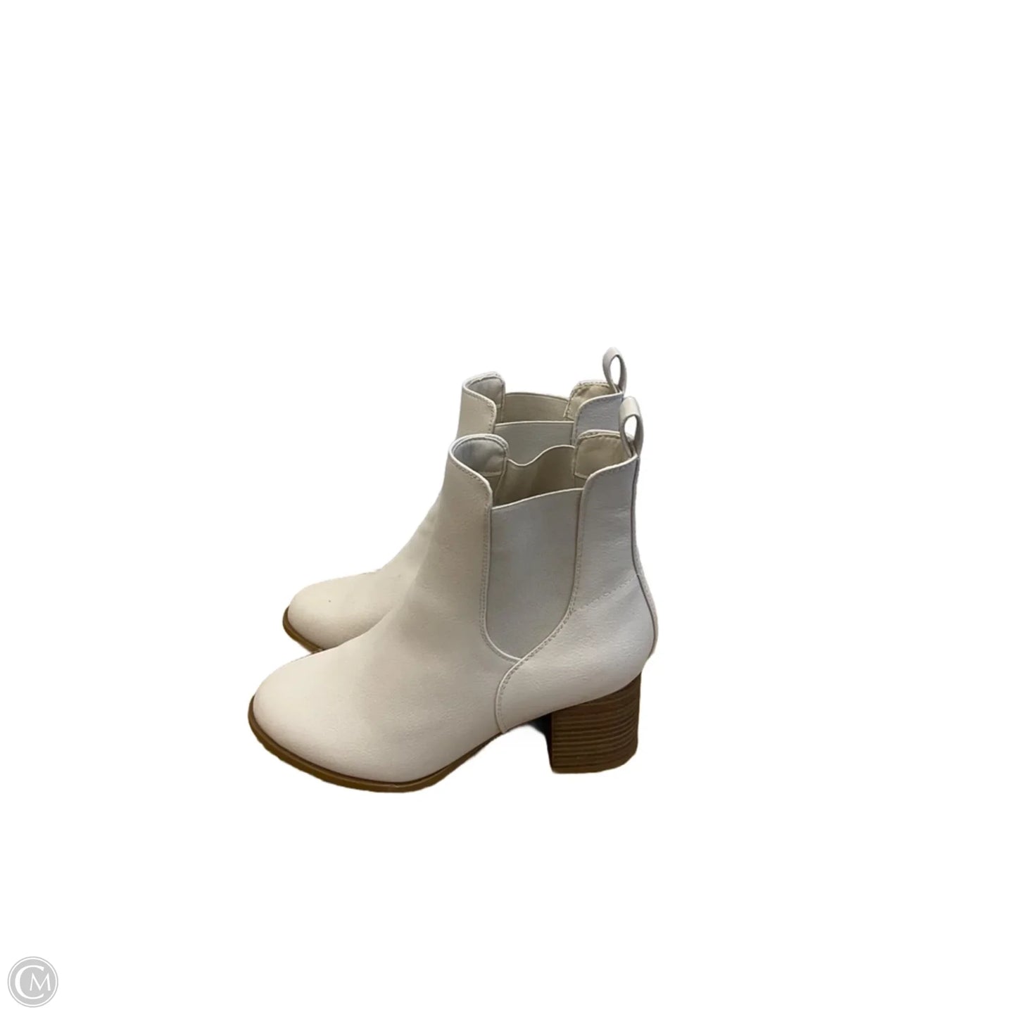 Boots Ankle Flats By Lane Bryant In Cream, Size: 8