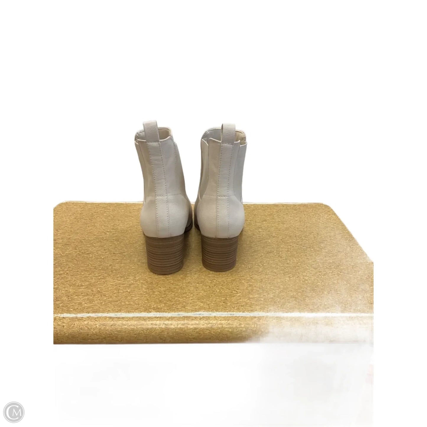 Boots Ankle Flats By Lane Bryant In Cream, Size: 8