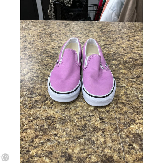 Shoes Sneakers By Vans In Pink, Size: 6.5