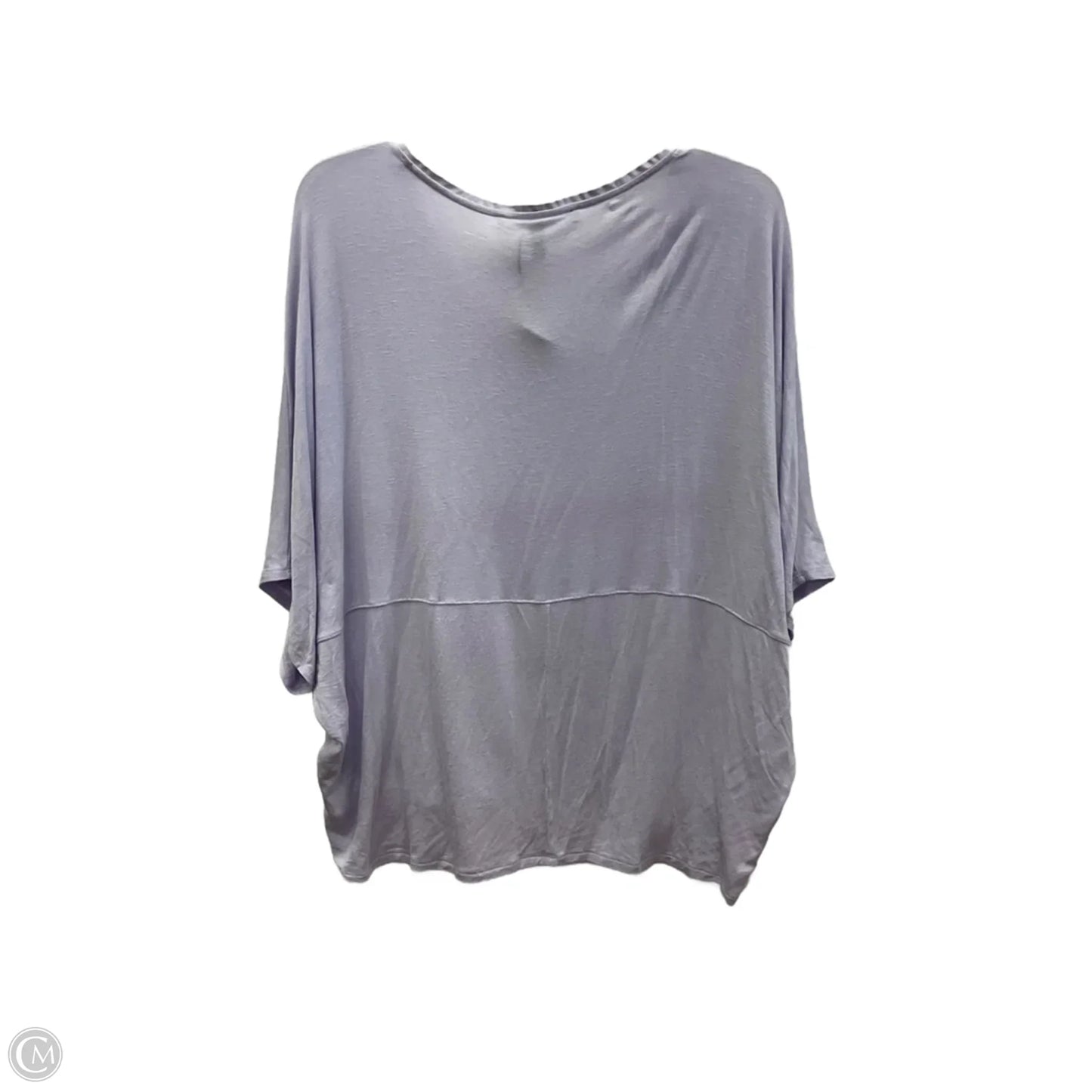 Top Short Sleeve By White House Black Market In Purple, Size: Xl