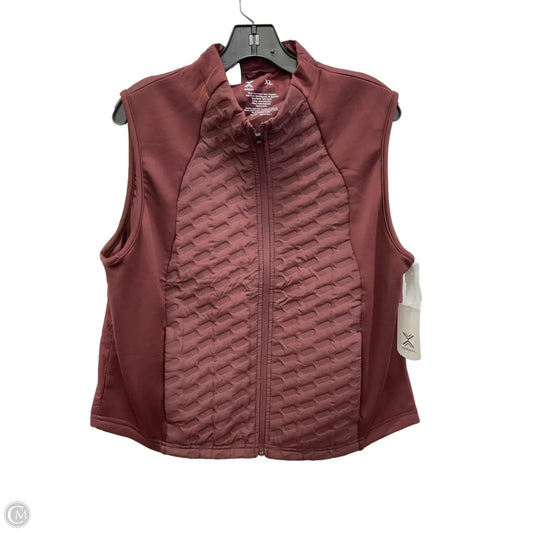 Vest Puffer & Quilted By Xersion In Pink, Size: Xl