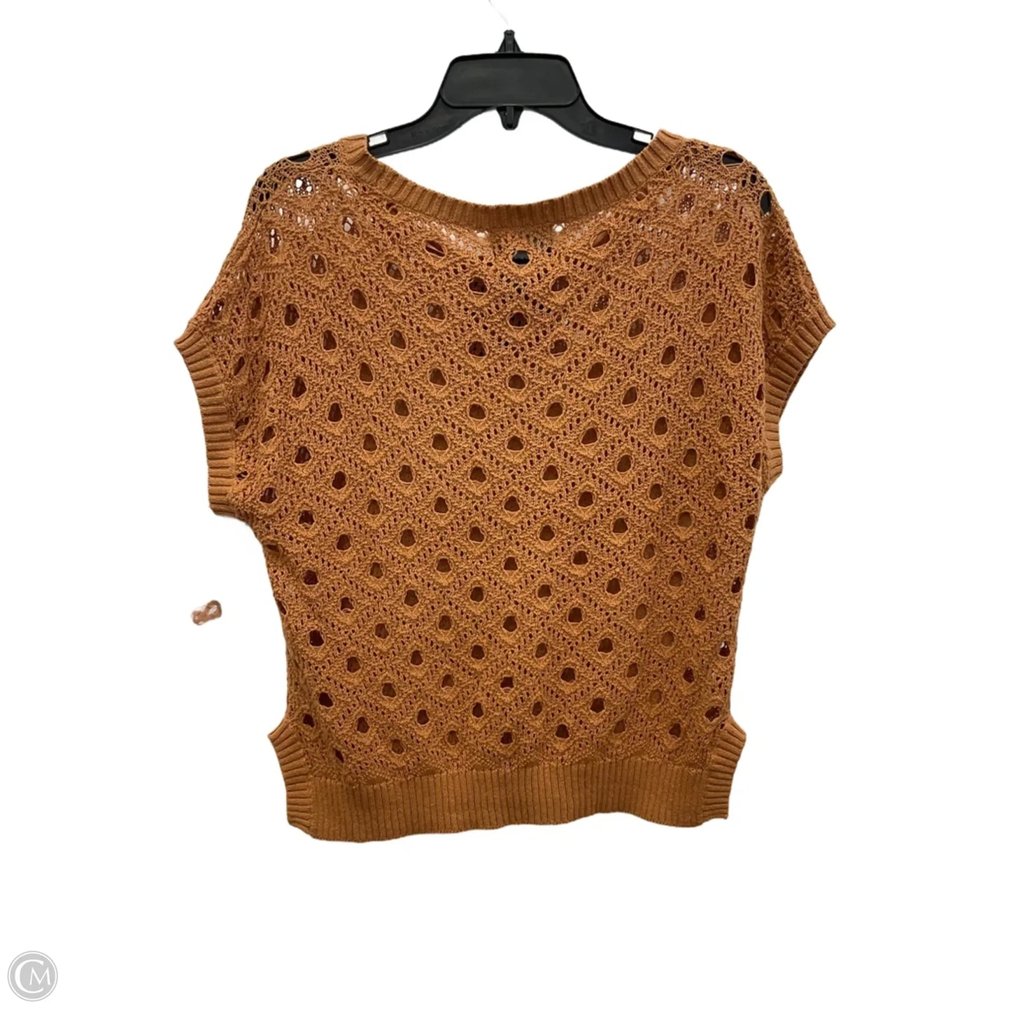 Vest Sweater By Cynthia Rowley In Orange, Size: S