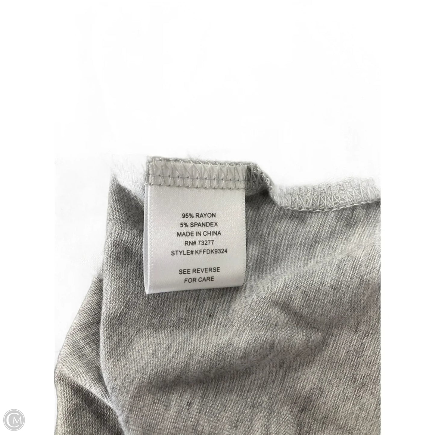 Top Long Sleeve By Love Fire In Grey, Size: Xs