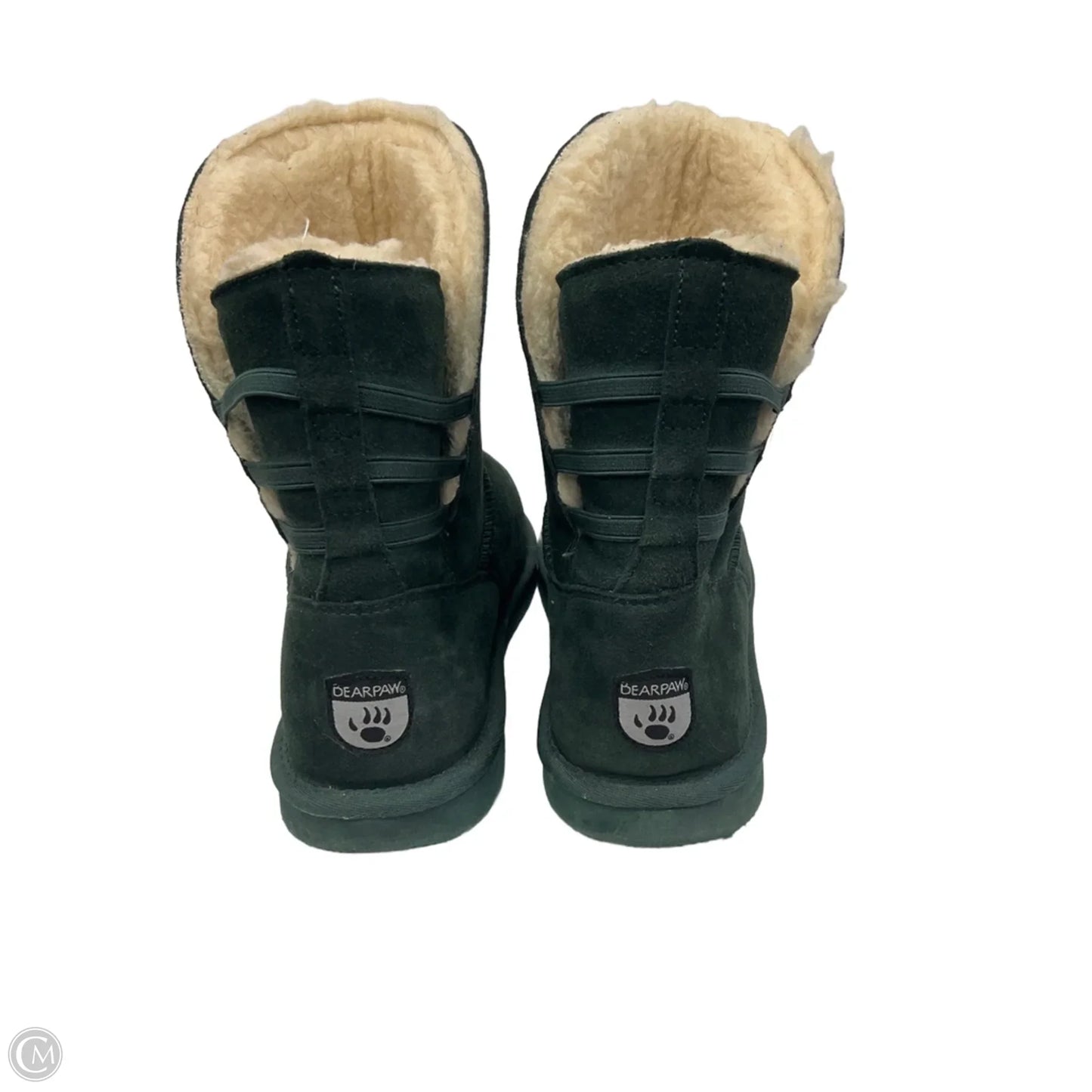 Boots Mid-calf Flats By Bearpaw In Green, Size: 12