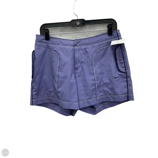 Athletic Shorts By Nike In Purple, Size: M