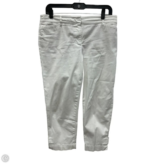 Capris By Talbots In White, Size: 6