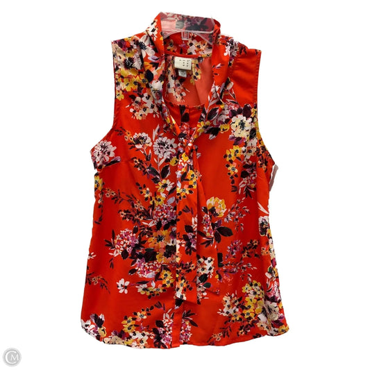 Tank Top By A New Day In Floral Print, Size: Xs