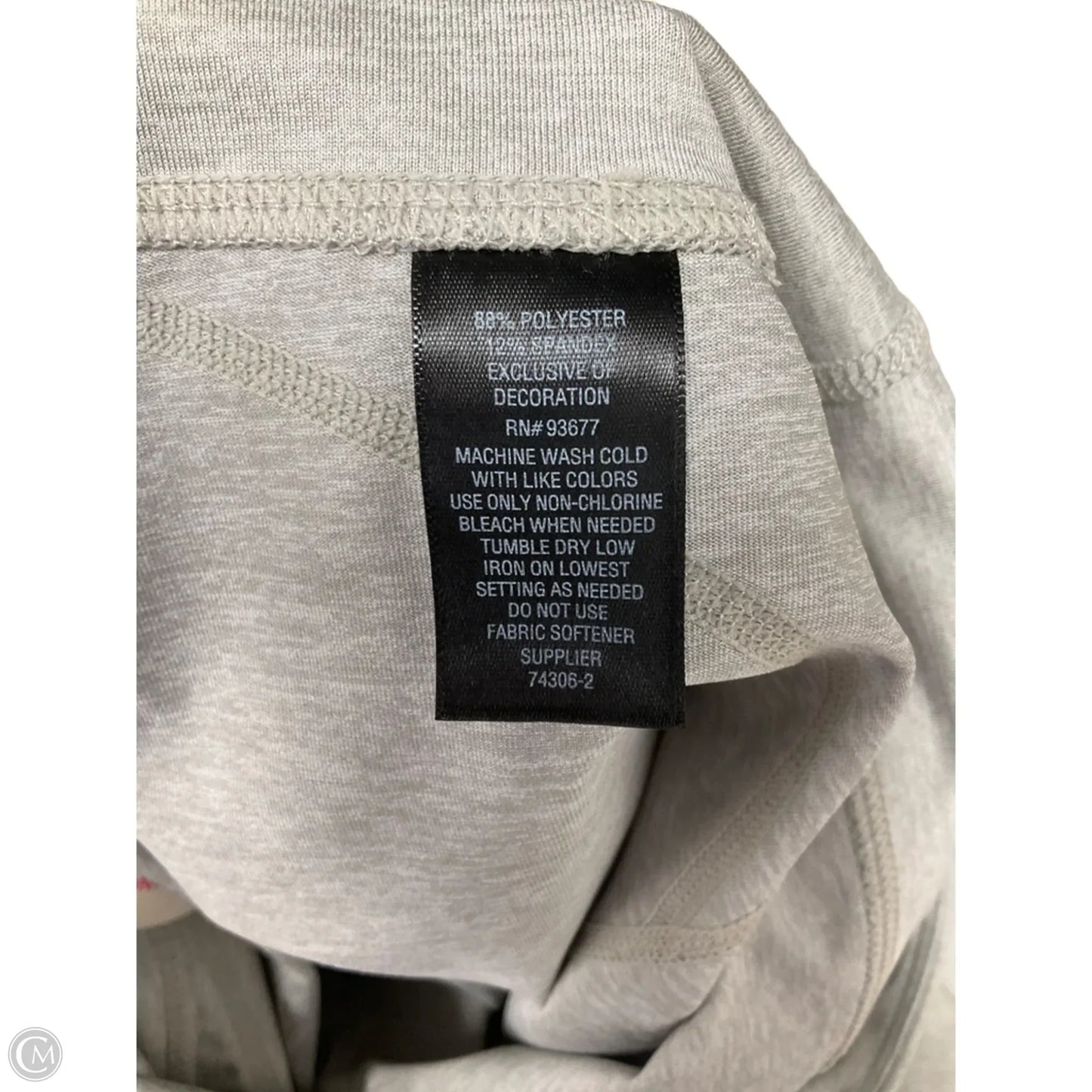 Athletic Leggings By Xersion In Grey, Size: L