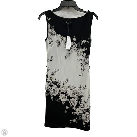 Dress Casual Midi By White House Black Market In Floral Print, Size: Xs