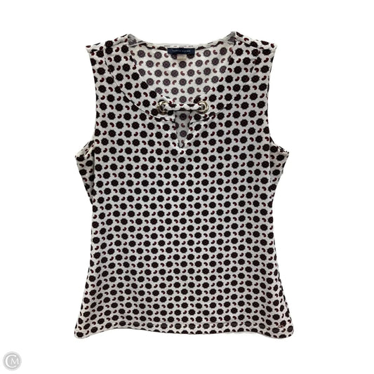 Top Sleeveless By Tommy Hilfiger In Paisley Print, Size: Mp