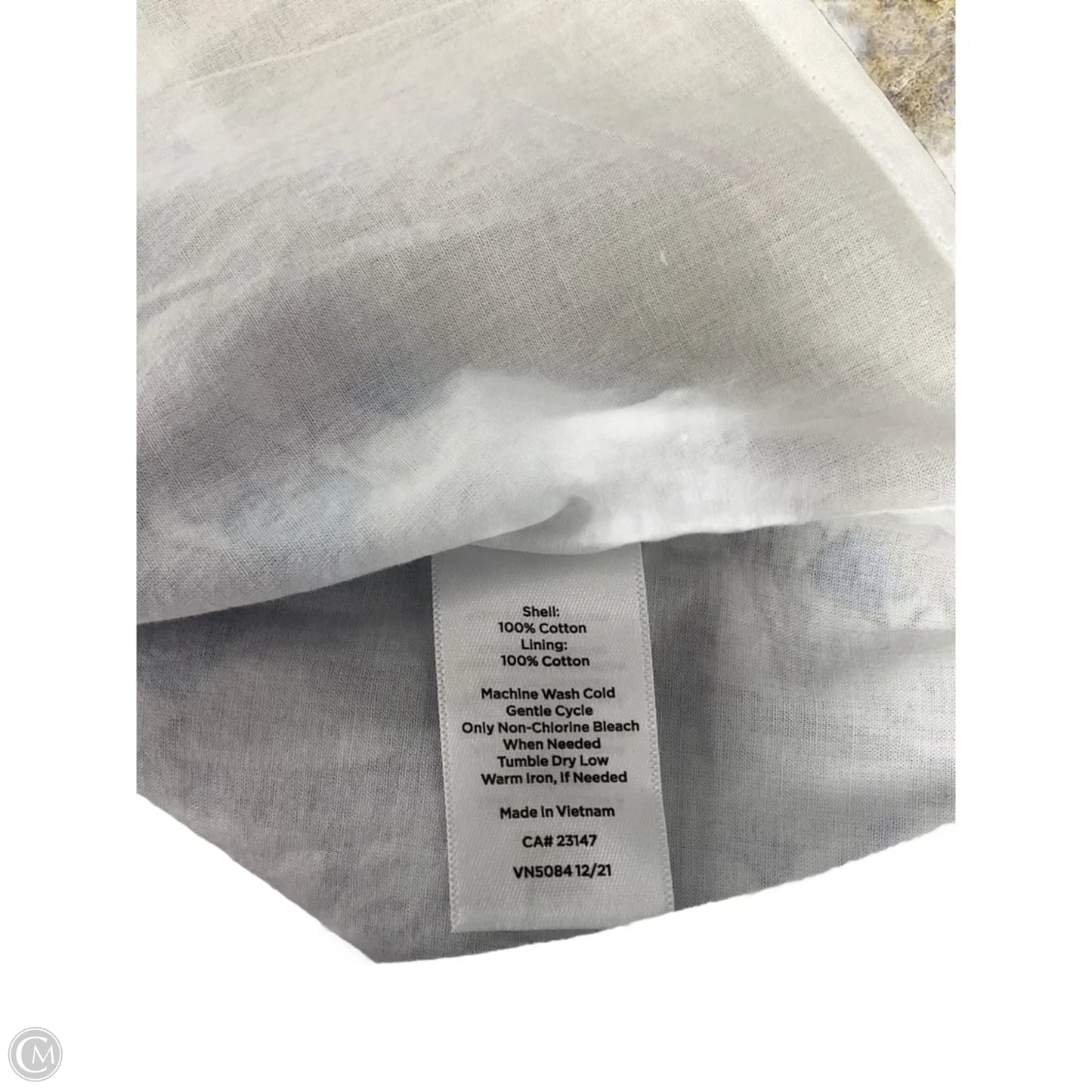 Top Short Sleeve By Talbots In Floral Print, Size: Xl
