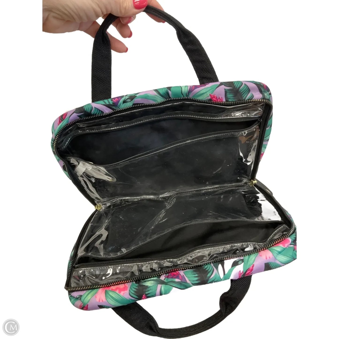 Makeup Bag By Tommy Bahama, Size: Medium