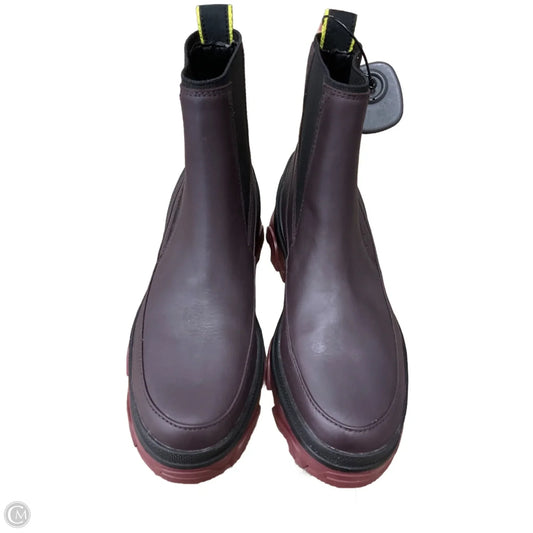 Boots Ankle Heels By Sorel In Maroon, Size: 6