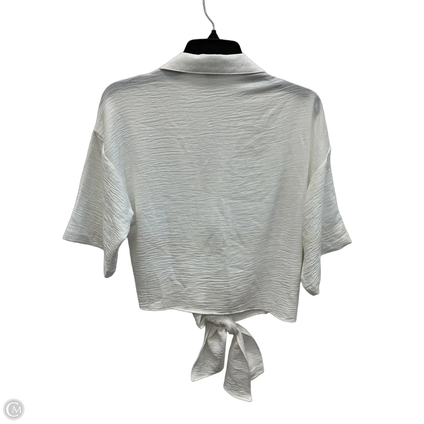 Top Short Sleeve By C And C In White, Size: Xs