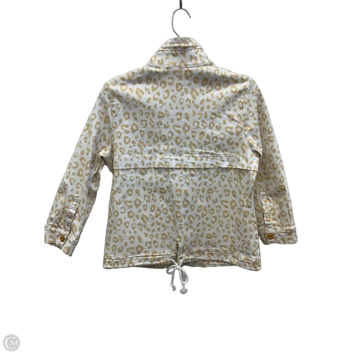 Jacket Denim By Ethyl In Animal Print, Size: M
