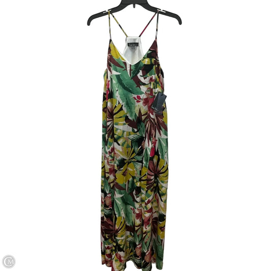 Dress Casual Maxi By Nicole By Nicole Miller In Floral Print, Size: S