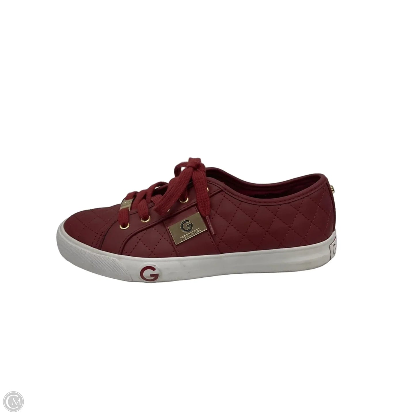 Shoes Sneakers By Guess In Red, Size: 8
