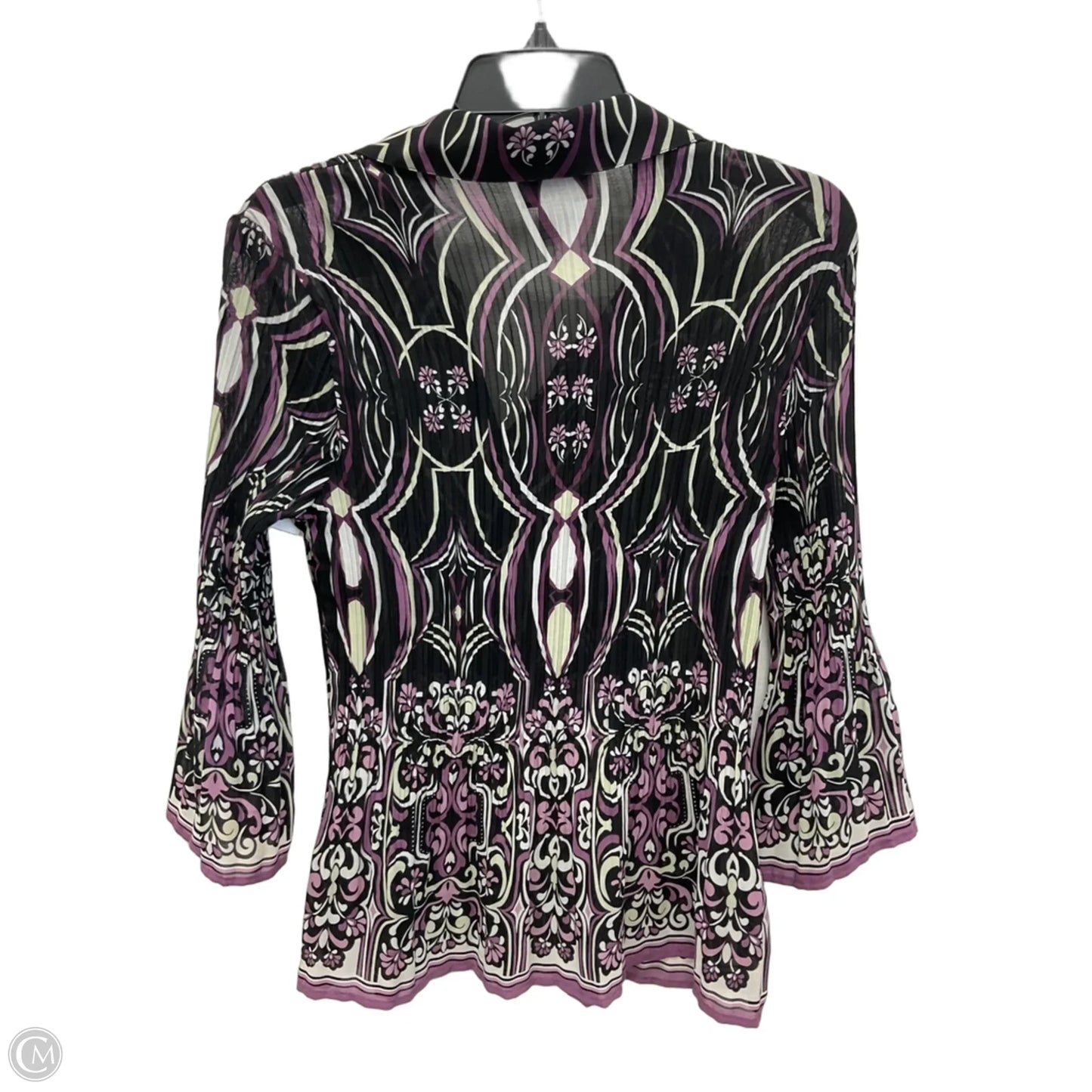 Blouse Long Sleeve By Studio In Black, Size: Xl