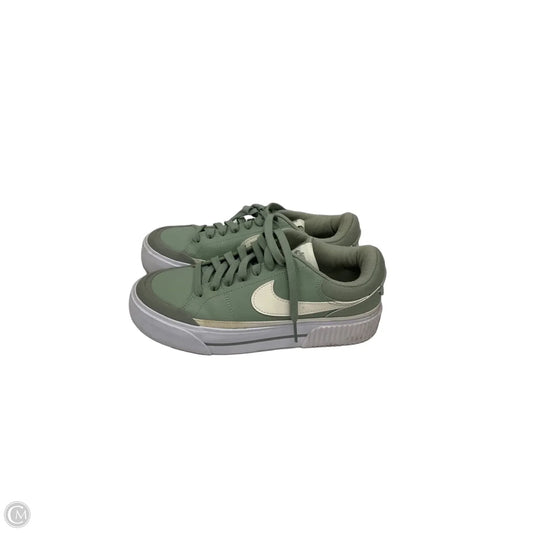 Shoes Sneakers By Nike In Green, Size: 7.5