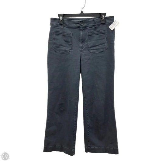 Jeans Wide Leg By Loft In Grey, Size: 8