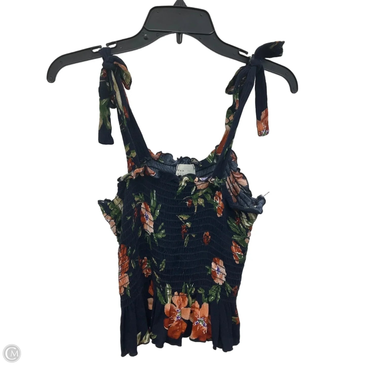 Top Sleeveless By Dee Elly In Floral Print, Size: M