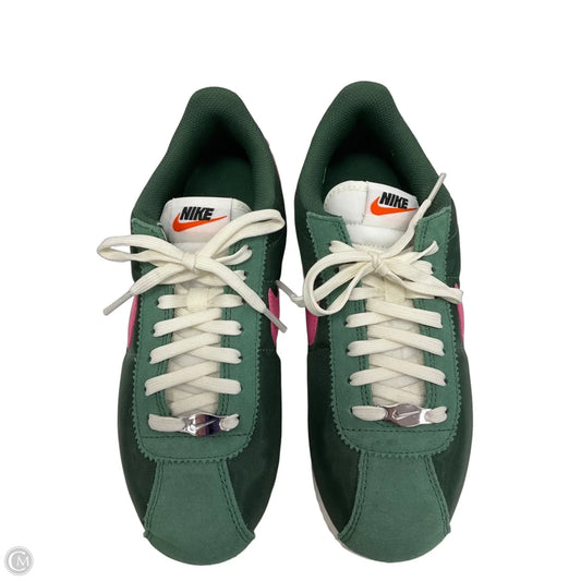 Shoes Athletic By Nike In Green & Pink, Size: 7