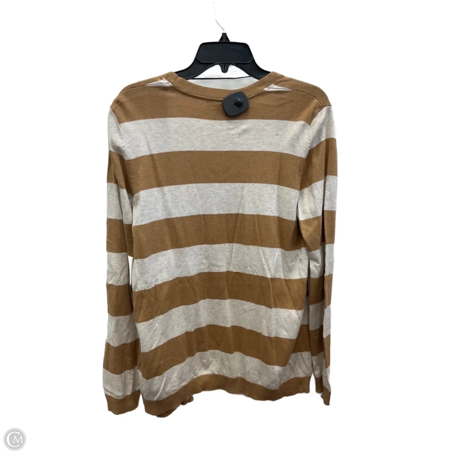 Top Long Sleeve By Tommy Hilfiger In Beige, Size: L