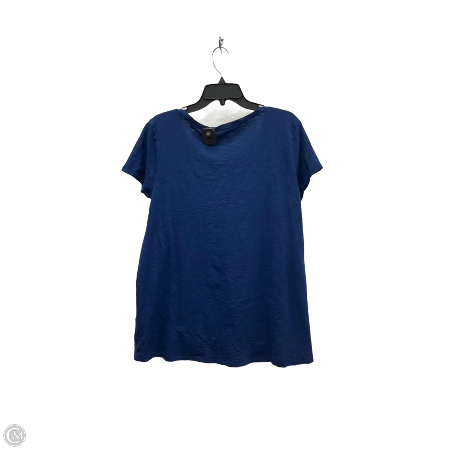 Top Short Sleeve Designer By Lilly Pulitzer In Blue, Size: Xxl