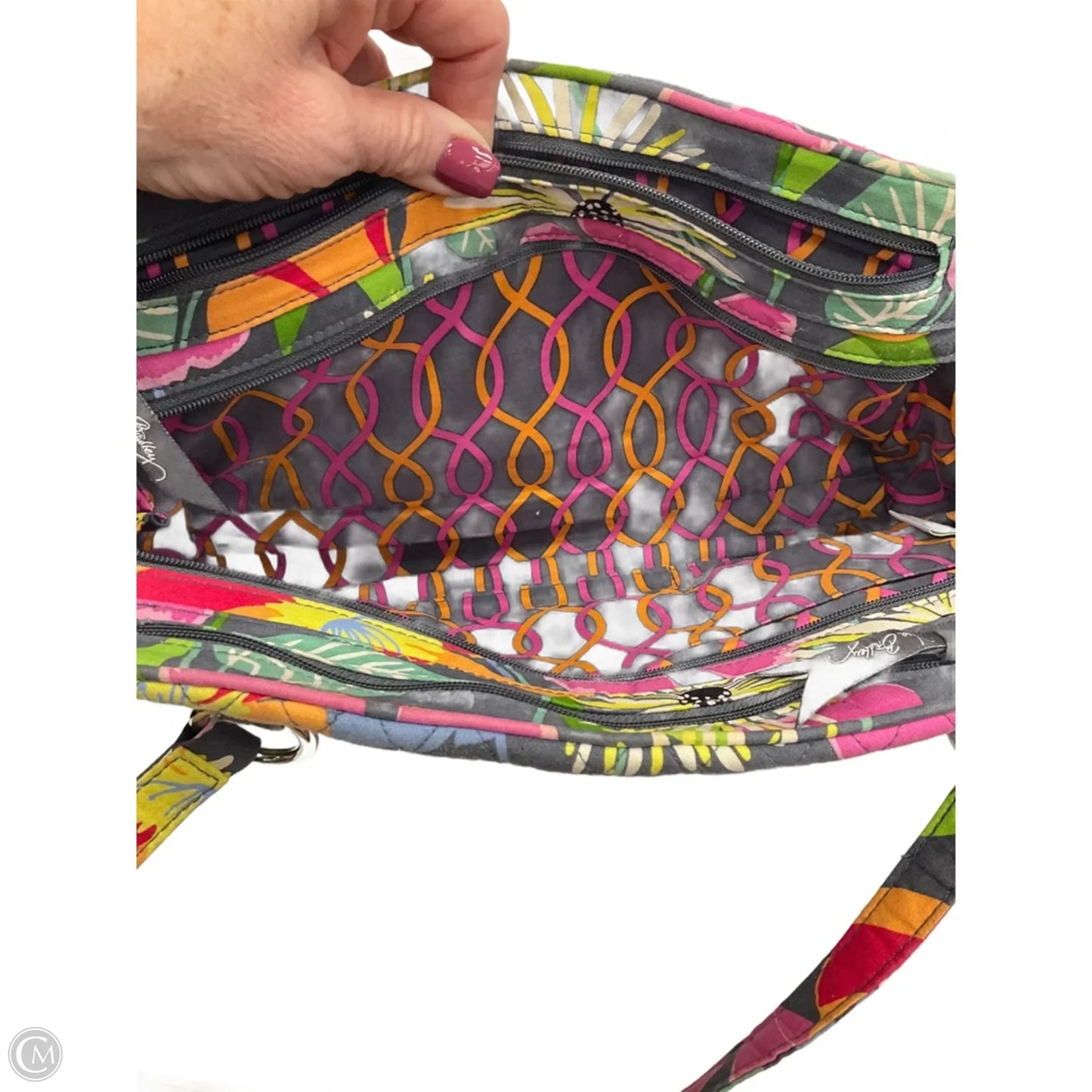 Handbag By Vera Bradley, Size: Medium