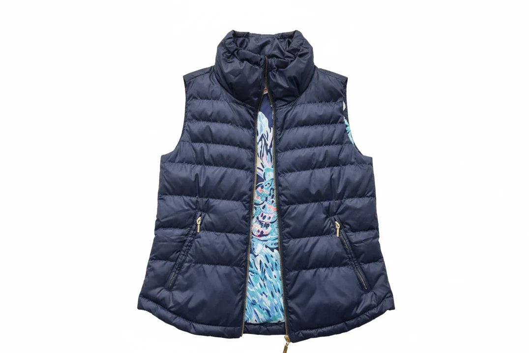 Vest Designer By Lilly Pulitzer In Blue, Size: Xs