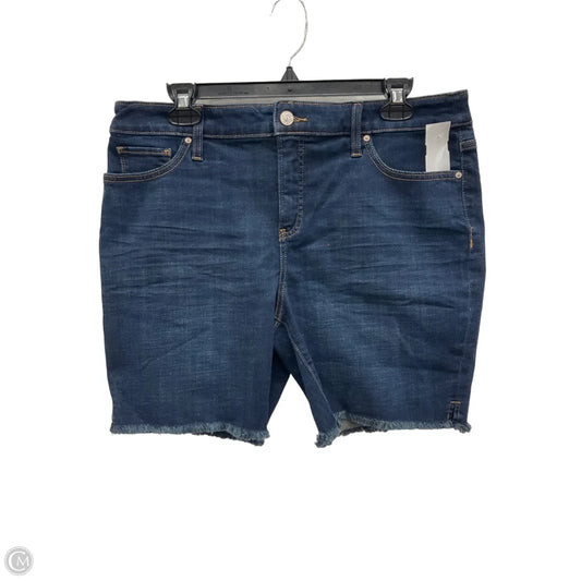 Shorts By Chicos In Blue Denim, Size: 10