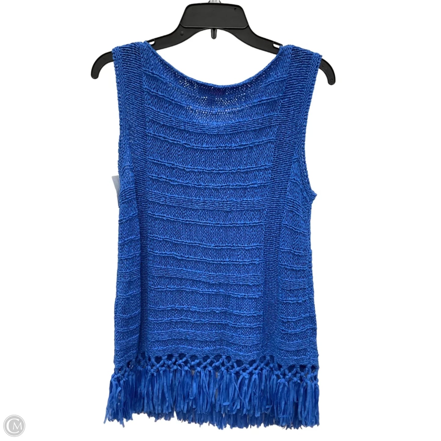 Top Sleeveless Designer By Lilly Pulitzer In Blue, Size: L