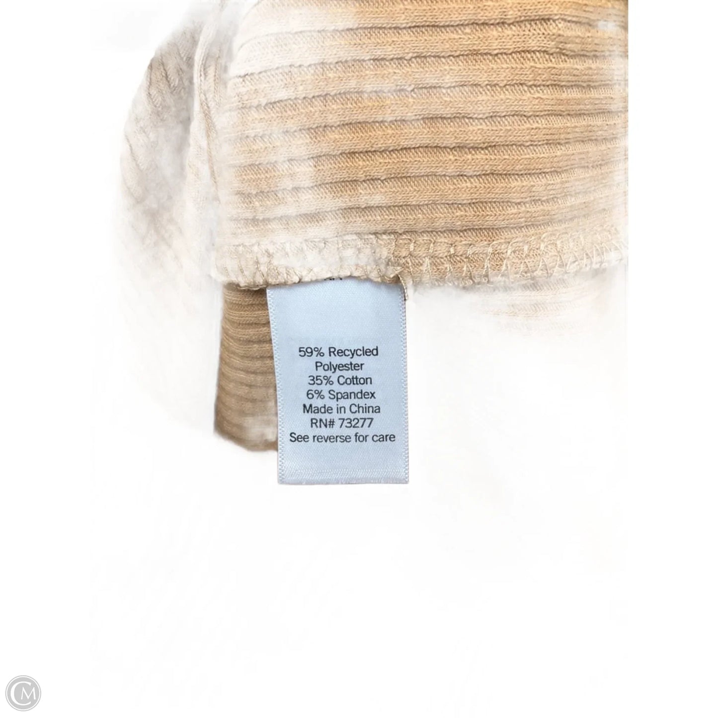 Top Sleeveless Basic By Nine West In Beige, Size: M