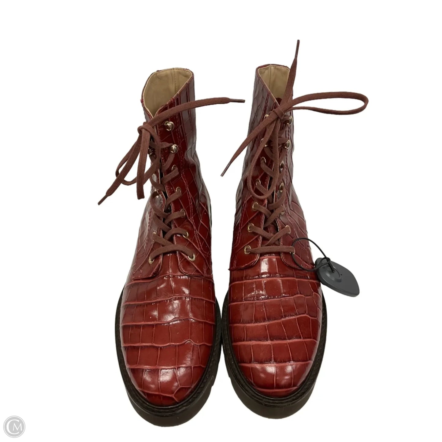 Boots Designer By Stuart Weitzman In Red, Size: 11