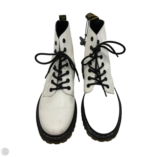 Boots Combat By Dr Martens In White, Size: 11