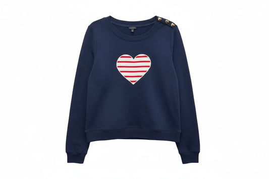 Sweatshirt Crewneck By Talbots In Blue, Size: L