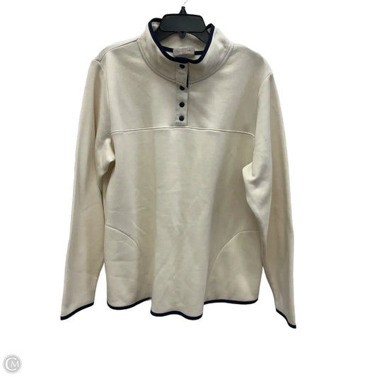 Top Long Sleeve By St Johns Bay In White, Size: Xxl
