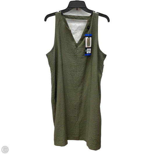 Dress Casual Midi By Banana Republic In Green, Size: L