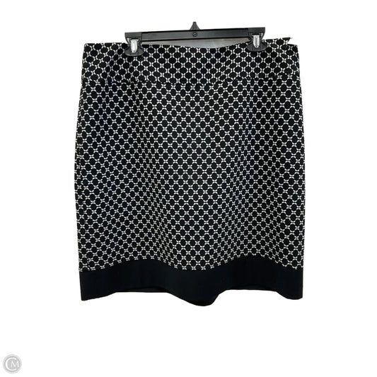 Skirt Mini & Short By Ann Taylor In Black, Size: 18