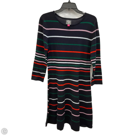 Dress Casual Midi By Vince Camuto In Blue, Size: L