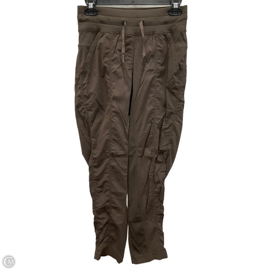 Athletic Pants By Lululemon In Brown, Size: 4