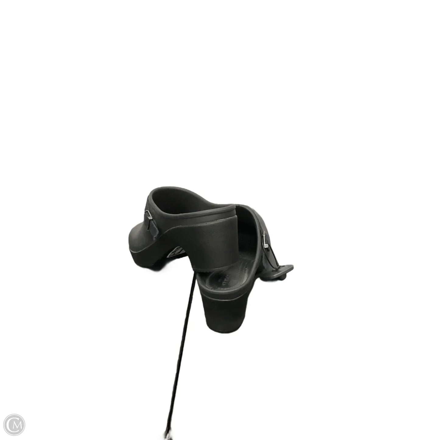 Shoes Heels Block By Crocs In Black, Size: 10