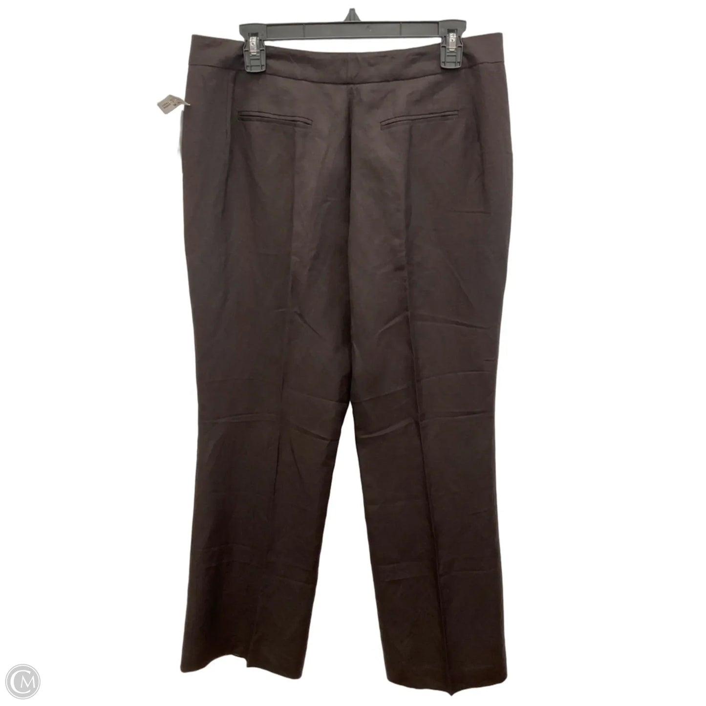 Pants Linen By Larry Levine In Brown, Size: 14