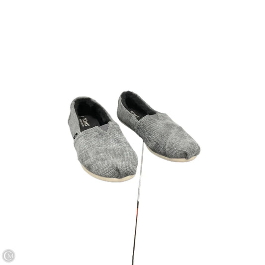 Shoes Flats By Toms In Grey, Size: 8