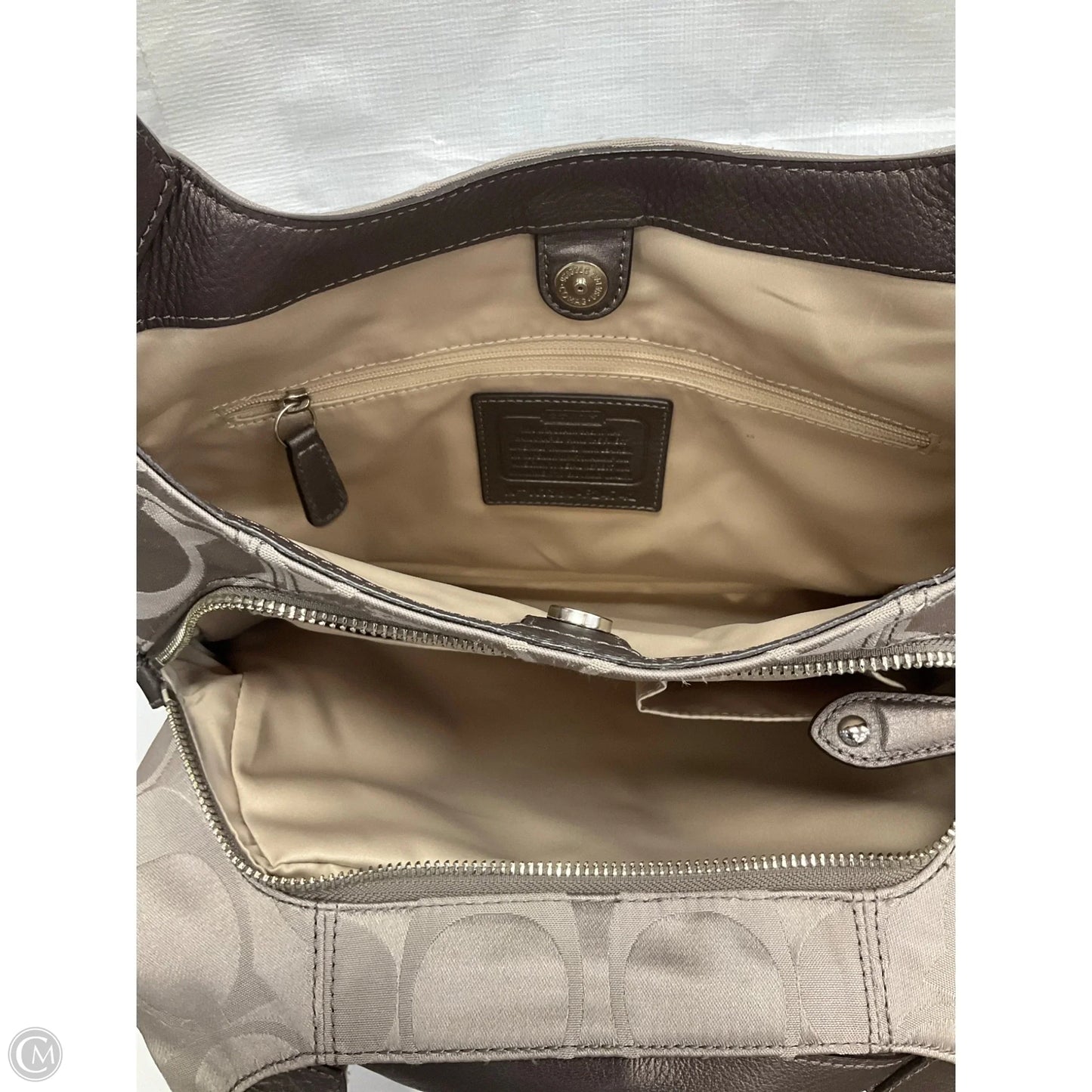 Handbag Designer By Coach, Size: Medium