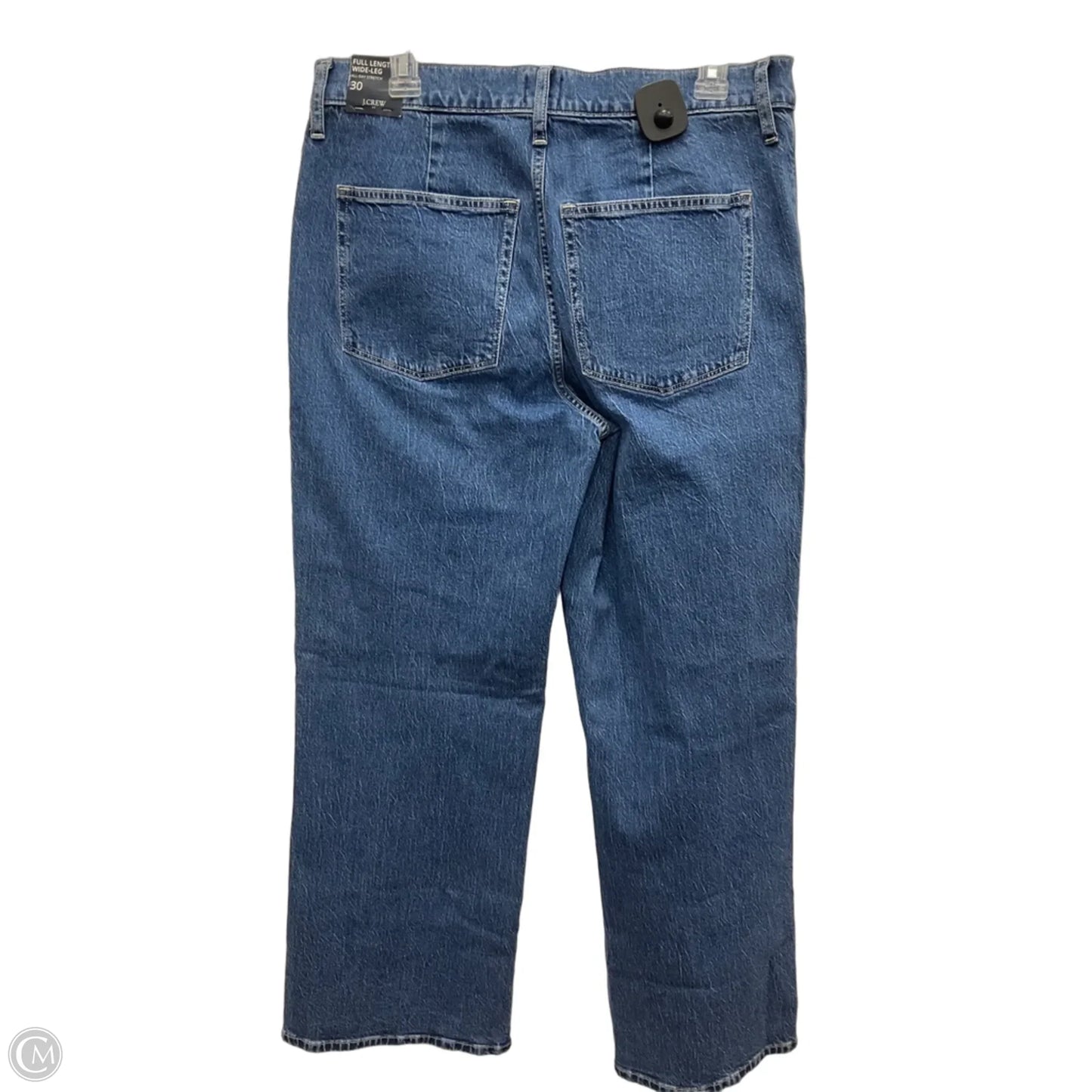 Jeans Wide Leg By J. Crew In Blue Denim, Size: 8